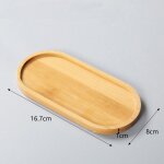 Pot de fleur en bois d'escalier multi bambou, dessous de verre, assiette dcorative de cuisine, dessous ...