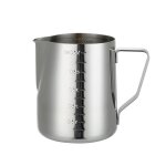 Pot a mousse de lait en acier inoxydable, cylindre de guirlande epaissie a nez pointu, tasse de mesure, ...
