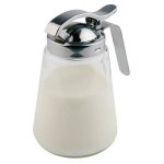 Pot verseur pour miel, lait, cr�me - aps transparent