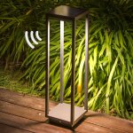 Potelet led solaire saura, dtecteur de mouvements
