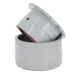 Poterie turgis - beurrier a eau en grès gris 210g - made in calvados Poterie turgis - beurrier a eau en grès gris 210g - made in calvados