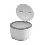 Poubelle a litière avec couvercle pour chat, pot pour chaton, bac a litière pour chats d'intérieur, petits ... Poubelle a litière avec couvercle pour chat, pot pour chaton, bac a litière pour chats d'intérieur, petits ...