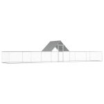 Poulailler 10 x 2 x 2 m acier galvanis