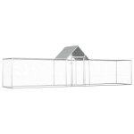 Poulailler 5 x 1 x 1, 5 m acier galvanis