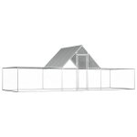 Poulailler 6 x 2 x 2 m acier galvanis