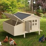 Poulailler en bois 5 poules avec pondoir sur pilotis xxl Poulailler en bois 5 poules avec pondoir sur pilotis xxl