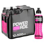 Powerade cerise boisson energ�tique hydratante 12x500ml - 6l, electrolytes, vitamines b, rafra�chissant, ...