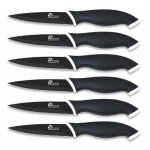 Pradel excellence cc006n coffret de 6 couteaux steak lames anti - adhrentes acier inoxydable noir