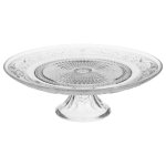 Presentoir gateau socle verre 29x9cm