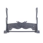Presentoir katana 2 emplacements en polypropylene support dragon 2 places d�coration