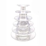 Présentoir a macarons a 6 niveaux en plastique pour mariage, anniversaire, cupcakes et gâteaux Présentoir a macarons a 6 niveaux en plastique pour mariage, anniversaire, cupcakes et gâteaux