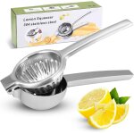 Presse - agrumes en acier inoxydable, 8, 5 cm, manuel, premium s304, xxl, pour citrons et citrons verts, ...