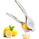 Presse agrumes presse citron manuel incassable en acier inoxydable 18 / 8, pour un maximum de jus, passe ...