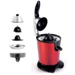 Presse agrume electrique avec bras articul modele presspro inox rouge de kitchencook