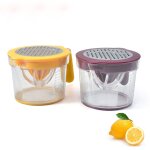 Presse - agrumes  main 600 ml transparent avec sparateur d'oeufs en acier inoxydable presse - agrumes ...