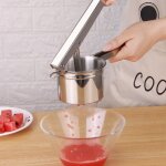 Presse - agrumes manuel en acier inoxydable 304 epaissi, presse - jus, presse - pure, pommes de terre ...