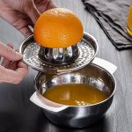 Presse - agrumes manuel en acier inoxydable, citron et orange, accessoires de cuisine, portatif, presse ...