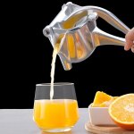 Presse agrumes manuel en alliage d'aluminium, presse fruits manuel, grenade orange citron canne a sucre ...