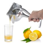 Presse - agrumes manuel en alliage d?aluminium, jus de grenade, citron, sucre de canne, jus de fruits, ...