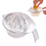 Presse - agrumes manuel, presse - citron, avec tasse a mesurer et rpe, outil de cuisine permettant d'conomis ...