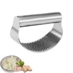 Presse a ail broyeur 100% acier inoxydable cuisine manuel presse - agrumes masher durable ail hachoir ...