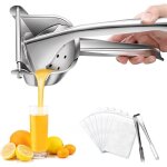 Presse - citron en acier inoxydable, presse - agrumes a main, citron orange, presse - agrumes manuel, ...