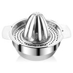 Presse citron presse agrumes inox 304 manuel,  12, 5 cm,