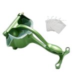 Presse citron manuel en alliage d'aluminium, presse citron robuste, avec sacs filtrants 9109 - may14a06952 ...