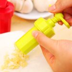 Presse a gingembre et a ail manuel, outil de cuisine en plastique, presse - agrumes, eplucheur, accessoires ...