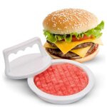 Presse a hamburger de forme ronde, 1 pice, presse sre de qualit alimentaire, appareil a boulettes ...