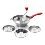 Presse puree inox luxe 3 disques 24cm Presse puree inox luxe 3 disques 24cm