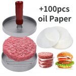 Presse a viande manuelle antiarina en alliage d'aluminium, moules ronds pour burger, burger, galette, ... Presse a viande manuelle antiarina en alliage d'aluminium, moules ronds pour burger, burger, galette, ...