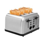 Princess toaster inox 4 - grille - pain - 4 tranche - 4 emplacements - acier inoxydable