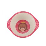 Princesse - rosiky vaisselle en fibre de bambou pour enfants, bol'apprentissage pour b�b�, dessin anim�, ...