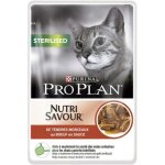 Pro plan nutri savour - sterilised au boeuf - 24 sachets