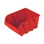 Profi rouge plastique basket - bo�te de rangement avec fa�ade ouverte, 23. 5x17. 3x12. 5 cm, ef502743 ...
