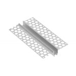 Profil aluminium glax pour bande led a enduire pour plaque de pl�tre 3 m angle 90 rentrant