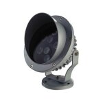 Projecteur ext�rieur lumi�re blanc 9 ampoules 9 w fixation murale plafond sol yonis