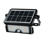 Projecteur led 3cct solaire ip65 avec d�tecteur de mouvement pir et cr�pusculaire 12 w