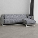 Protection pour canap� d angle : m�ridienne � droite / 190 cm / bleu fonc�