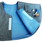 Protection des epaules anti - rayures pour animaux de compagnie, pendentif oiseau cheville jouets couche ...