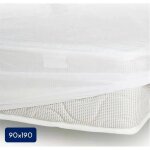 Prot�ge - matelas - 90 x 190 cm x 25 xm - 100% coton - 170 g / m2 - lovely home