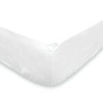 Prot�ge matelas matelass� 2x80x190 cm pour lit a t�tes et pieds relevables anti - acarien