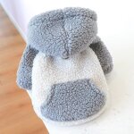 Pull a capuche berber smile puppy pour chiens, vêtements chauds pour animaux de compagnie avec structure, ... Pull a capuche berber smile puppy pour chiens, vêtements chauds pour animaux de compagnie avec structure, ...