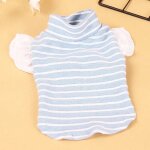 Pull chaud en dentelle raye pour animaux de compagnie, chemise a fond, glacat, vtements pour animaux ...