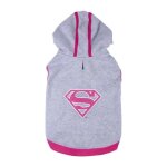 Pull pour chiens supergirl - super girl - taille s - gris - chien