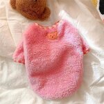 Pull en peluche a motif d'ours pour animaux de compagnie, blanc, rose, bleu, sweat a capuche doux pour ... Pull en peluche a motif d'ours pour animaux de compagnie, blanc, rose, bleu, sweat a capuche doux pour ...