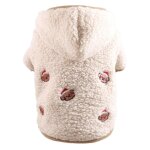 Pull pour petit chien smile, sweat a capuche pour petits chiens, fille, garon, vtements chauds pour ...