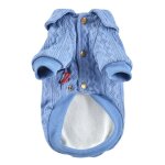 Pull en tricot ondul� a boutons pour chien, v�tements d'automne et d'hiver, teddy chaton, pom�ranien, ...