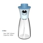 Pulvrisateur d'huile d'olive de cuisine de 180ml, bouteille en verre, pompe, pot d'huile, vinaigre, ...